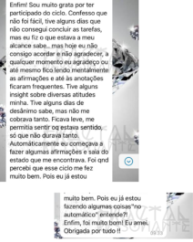 depoimento 12 projeto semente lei da atração